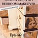 French Country Bedroom makeover hardware gilding wax before and after