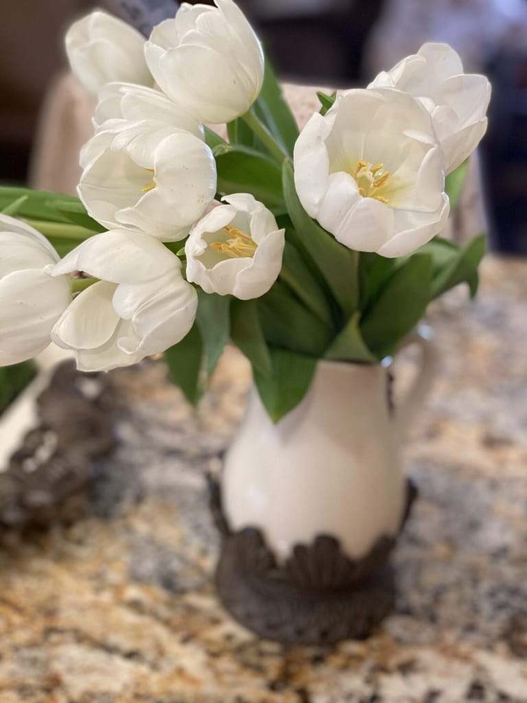 Easter Spring white tulips flowers gg collection