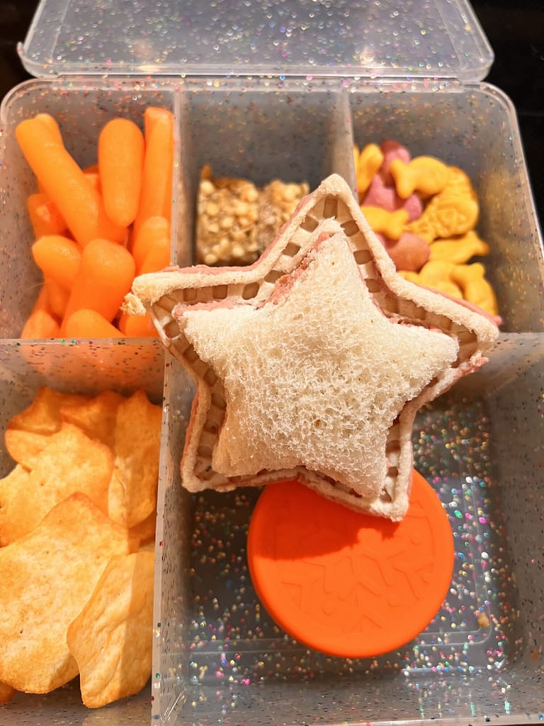 bento Box lunch star sandwich