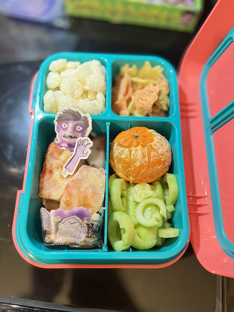 Halloween bento box lunch pink Bentgo