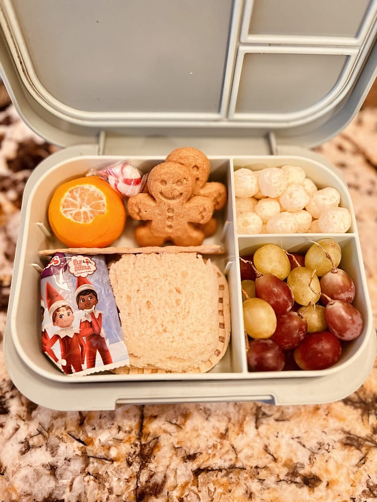 Bento Box Kids Lunch Christmas theme